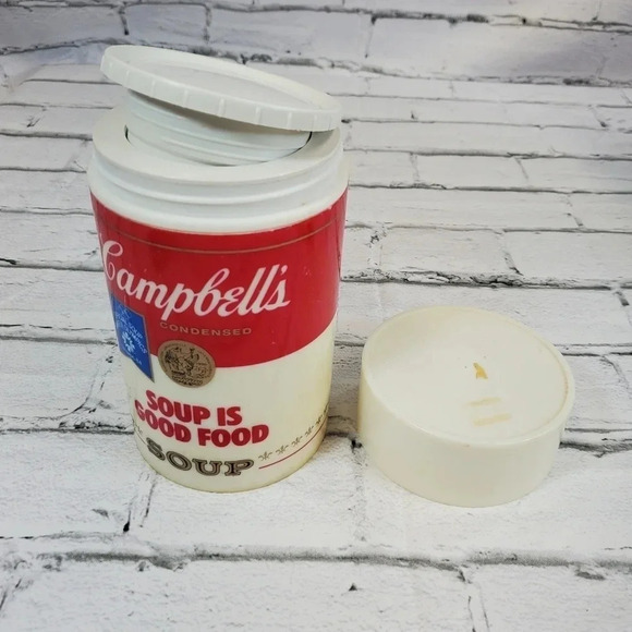 1984 SARAVEJO WINTER OLYMPICS CAMPBELLS SOUP THERMOS- Vintage Collectable CBS13 - Picture 10 of 12